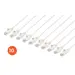 Intellinet Cat6 U/UTP Slim Network Patch Cable, 1 FT., White, 10-Pack, image 5