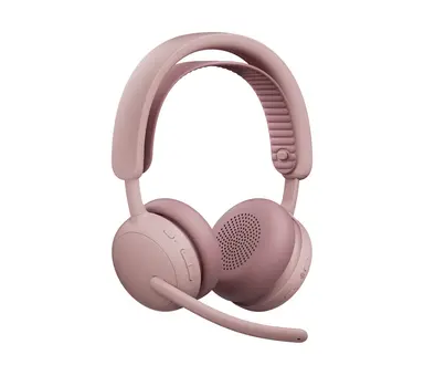 Logitech Zone Wireless 2 ES Headset for Business, Teams, Anc (USB-a/C) - Rose, image 6