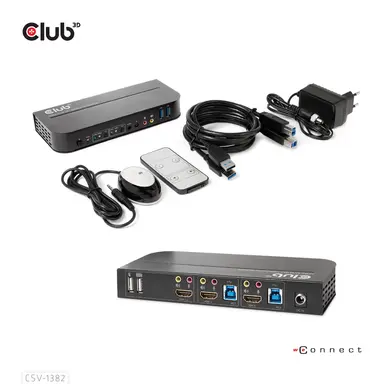 Club 3D B.V IS A High Performance HDMI KVM (KEYBOARD Video And MOUSE) SWITCH. Route, image 8