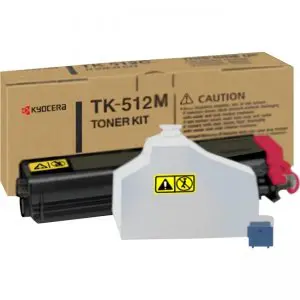 Kyocera TK-512M Magenta Toner for Use IN FSC5020N FSC5030N - Page Yield 8 000