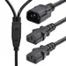 StarTech.com 6 ft (1.8 m) Power Cord Splitter, IEC 60320 C14 to 2X IEC 60320 C13 10A 250V, 18AW, image 5