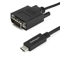 StarTech.com 3.3 FT. / 1 M USB C to DVI Cable and Adapter in One - 1920 × 1200 DVI Cable, image 3
