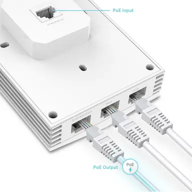 Omada Networks by TP Link AX3000 Wall-Plate Dual-Band Wi-Fi 6, image 5