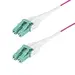 StarTech.com 10M (33 ft) LC to LC (UPC) OM4 Multimode Fiber Optic Cable, Erika Violet, 50/125, image 5