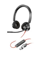 HP Poly Blackwire 3320 Headset +USB-C/A Adapter TAA US, image 3
