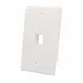 Intellinet 1-Outlet Keystone Wall Plate, image 5