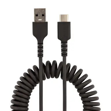StarTech.com 3 ft USB a to C Charging Cable Coiled M/M, image 8