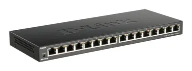 D-Link Systems 16-PORT Gigabit Unmanaged Metal Desktop Switch 10/100/1000 (RJ45) External Power, image 4
