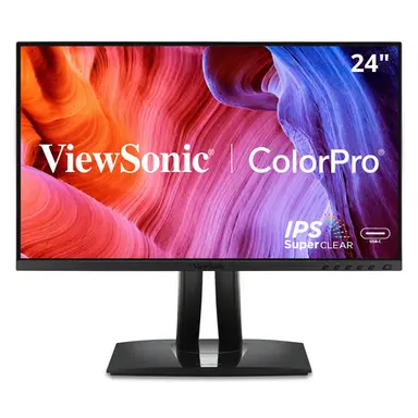 ViewSonic 24 in Colorpro 1080P IPS Monitor with USB-C, DisplayPort, HDMI, USB-a, Ergonomic, image 2