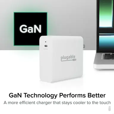 Plugable Technologies Plugable 140W USB C Charger, Gan Wall Laptop Charger, PD 3.1 (Epr) Power Adapter, image 7