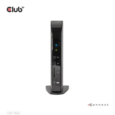 Club 3D B.V USB2 (10G) Typec 3X 4K60HZ Dock, image 6