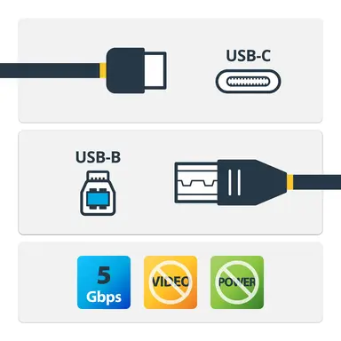 StarTech.com Connect USB B Devices to a USB Type C or Thunderbolt 3 Computer - USB C Printer, image 6