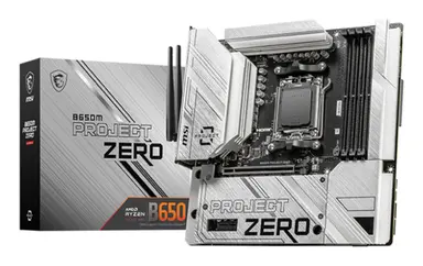 MSI Computer MSI B650 Matx Project Zero Motherboard, image 4