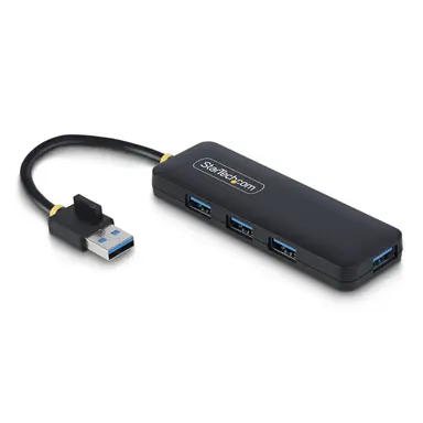 StarTech.com 4-Port USB-a Hub, 5GBPS, Bus Powered, Small Travel Mini USB Hub, Multi-Port USB