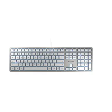 Cherry Americas KC 6000 WHITE/SILVER USB US Intl 104+6 Key Layout