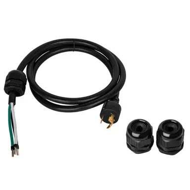 Cyberpower Systems (USA) 6FT Nema L6-30P to 3-WIRE (ROJ) 10 Awg Includes 3X Cable Glands