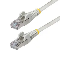 StarTech.com 1 ft Gray Cat6a Ethernet Cable, Snagless RJ45, 10G, 100W PoE, S/FTP, LSZH, 27AWG, image 3