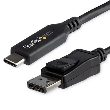 StarTech.com Startech 6 ft USB-C to DisplayPort 1.4 Cable with HDR/DISPLAYHDR/HBR3/DSC/HDCP 2.