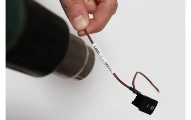 Brother International Corporat 1.2IN X 4.9FT(30.5MM X1.5M) 3:1 Heat Shrink Tube Blk ON White DIA: 0.24IN-0.7, image 6