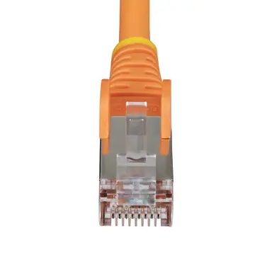 StarTech.com 10 ft Orange Cat6a Ethernet Cable, Snagless RJ45, 10G, 100W PoE, S/FTP, LSZH, 27A, image 8