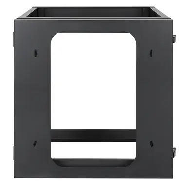 Intellinet 19 In. Wall Mount 4-Post Open Frame Network Rack, 9U, image 7