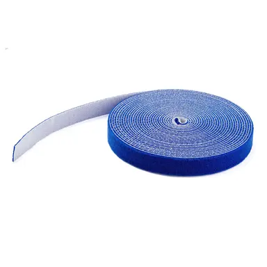StarTech.com 50 ft Bulk Roll of Blue Hook and Loop Tape 3/4IN (19 MM) Wide - Cut to Needed Len