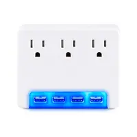 CyberPower Systems (USA) 4 USB 3.4A Ports Multi Color Glow 1-Year Warranty, image 3
