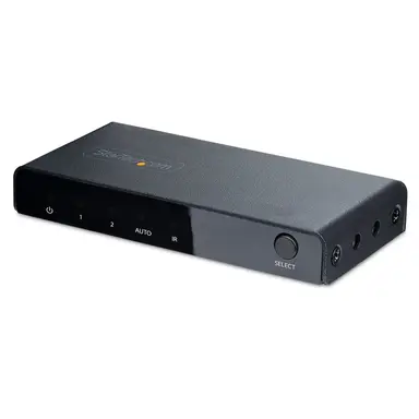 StarTech.com 2-Port 8K HDMI Switch, HDMI 2.1 Switcher 4K 120HZ HDR10+, 8K 60HZ UHD, HDMI