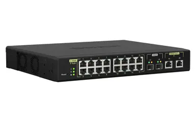 QNAP Microchip VSC7448-02, 4GB DDR3, 16-Port of 2.5GBPS Port with 802.3AT (30W), 2 10, image 8