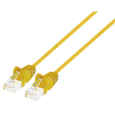 Intellinet Cat6 U/UTP Slim Network Patch Cable, 1.5 FT., Yellow