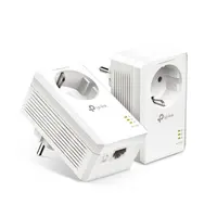 Omada Networks by TP Link AV1000 Gigabit Pass-Through Powerline Starter Kit, image 3