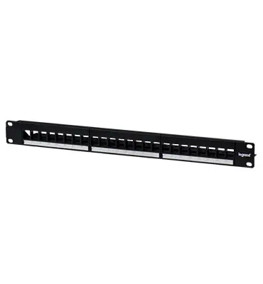 On-Q 24-PORT Keystone Rack Mount Patch Panel