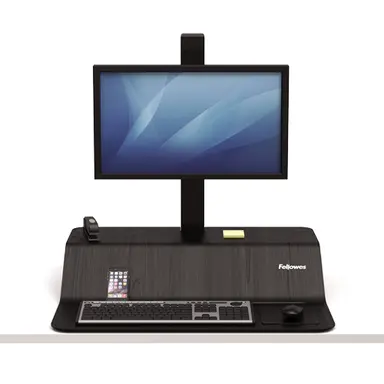 Fellowes Lotus VE Sit-Stand Workstation - Single, image 6