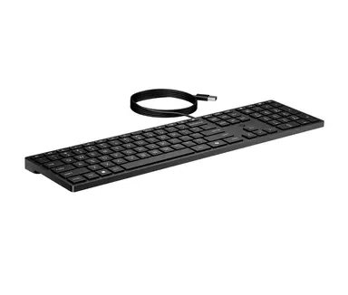 HP Wired Desktop 320K Keyboard - Enjoy a Comfortable Fit with a Reduced-Sized KE, image 6