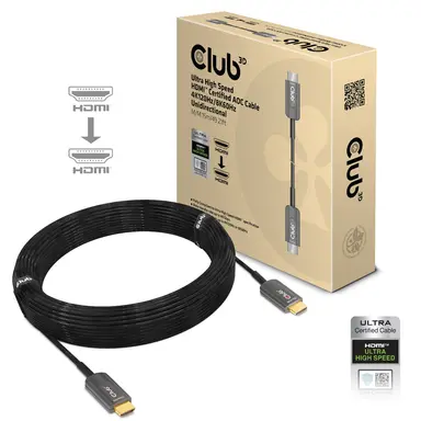 Club 3D B.V Club 3D Ultra High Speed HDMI Certified Active Optical CABLE(AOC), Allo