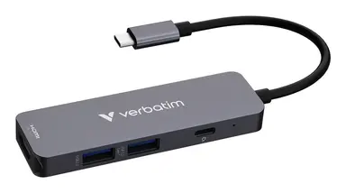 Verbatim Americas USB-C Essentials Multiport Hub - 4-Ports