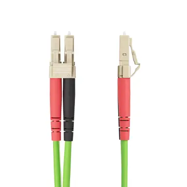 StarTech.com 2M (6.6 ft) LC to LC (UPC) OM5 Multimode Fiber Optic Cable, 50/125M Duplex Lommf, image 6