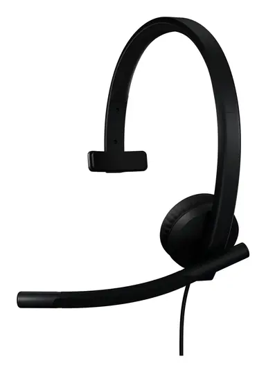 Logitech H570E Wired Mono, Teams (USB-a) - Black