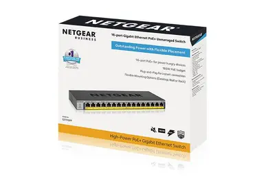NETGEAR Switch - GS116PP - Desktop - Wired - 1GBPS - Networking / Ports Qty: 16 - Gigabi, image 7