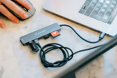 Verbatim Americas USB-C Essentials Multiport Hub - 7-Ports, image 6
