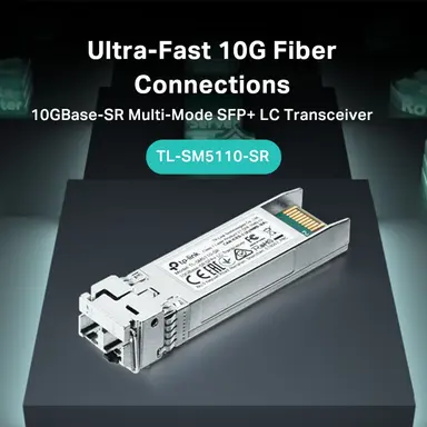 Omada Networks by TP Link 10GBASE-SR SFP+ LC Transceiver, image 8