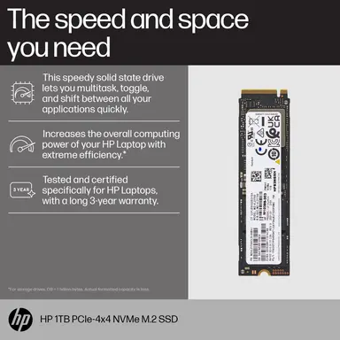 HP Sbuy HP 512GB PCIe NVMe M.2 SSD, image 7