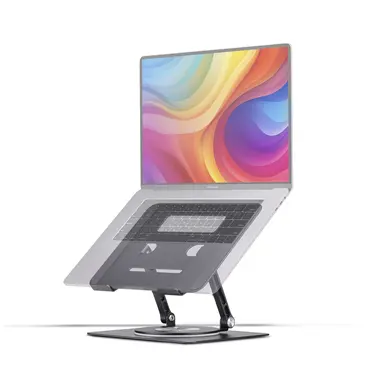 StarTech.com Rotating Laptop Stand, 360 Swivel, Ergonomic Desk Riser for Computer, Elevated, image 8