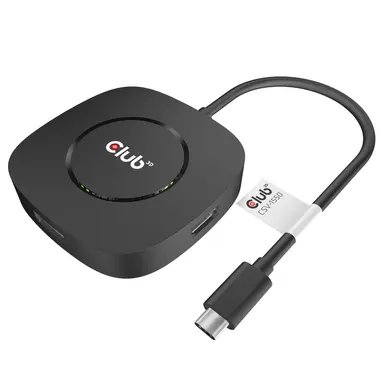 Club 3D B.V Smultistream Stream Hub USB C Altmode 1.4, Support 3X 4K 60HZ with DSC1.2 - the