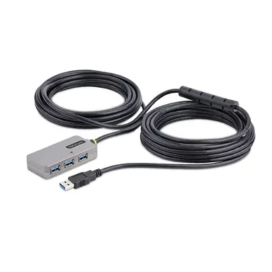 STARTECH.COM USB Extender Hub 10M USB 3.0 Extension Cable with 4-PORT Usb-A Hub ACTIVE/BUS
