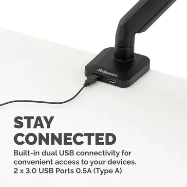 Fellowes Platinum Series Single Monitor Arm, image 8