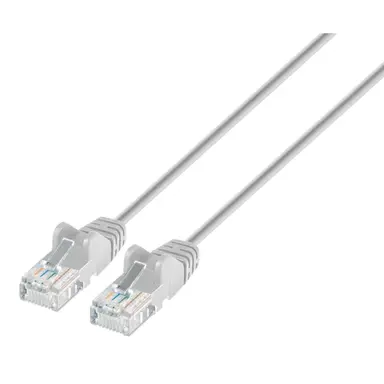 Intellinet Cat6a U/UTP Slim Network Patch Cable, 7 FT., Gray, image 4