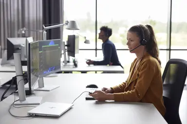HP Poly Encorepro 525 Microsoft Teams Certified Stereo with USB-a Headset, image 7