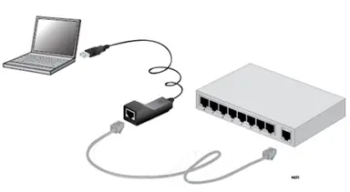 Allied Telesis Management Console Cable Kit, USB Type a Male and RJ-45 Female, Length 1.2 m, image 6