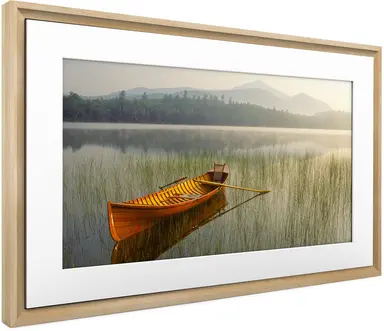 Netgear Meural Canvas II The Smart Art Frame with 27 IN. 19X29 Walnut Winslow Frame, image 6